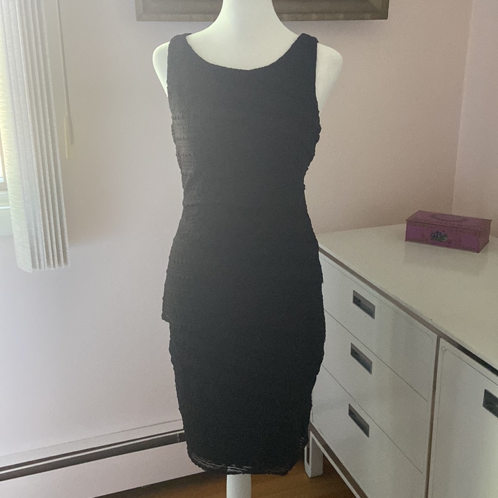 Bailey pencil black dress size m